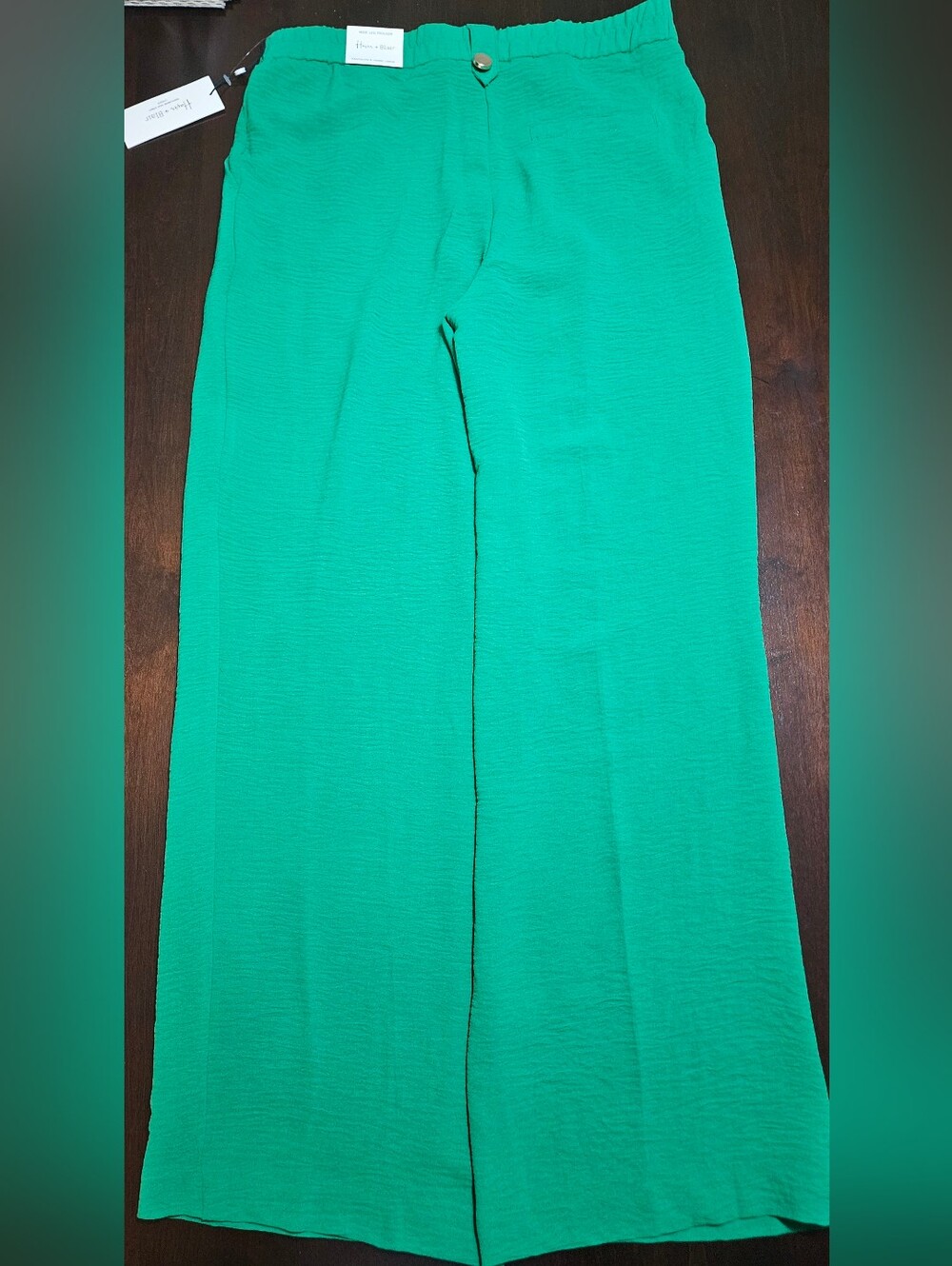 Haver & Blair Green Wide Leg Women's Pants